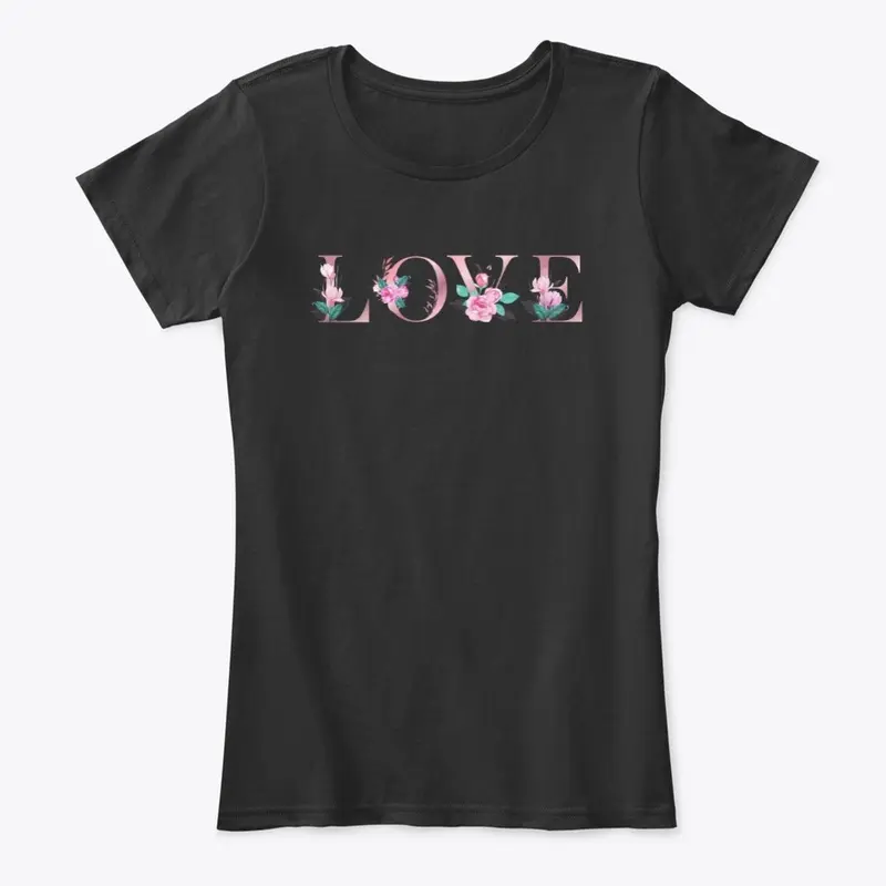 Floral Roses Love T-Shirt