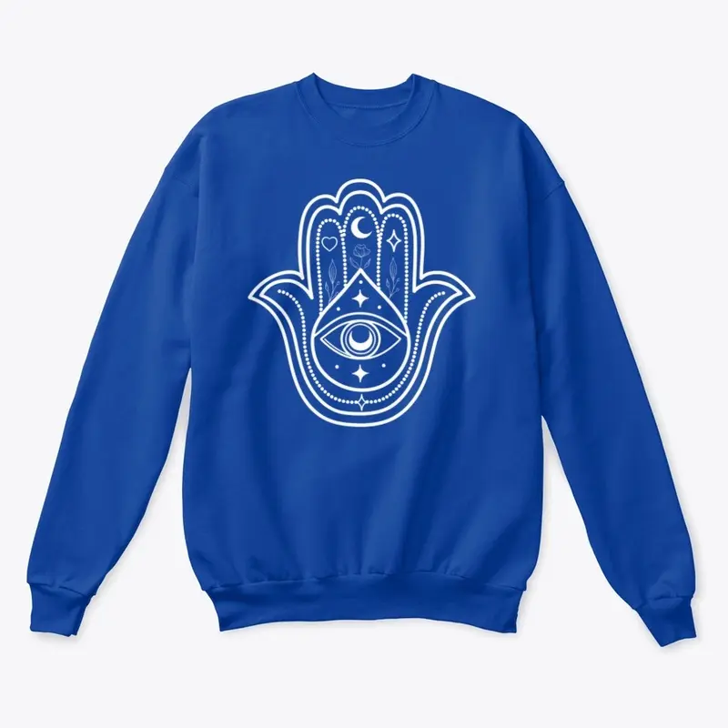 Hamsa Hand Evil Eye Sweatshirt