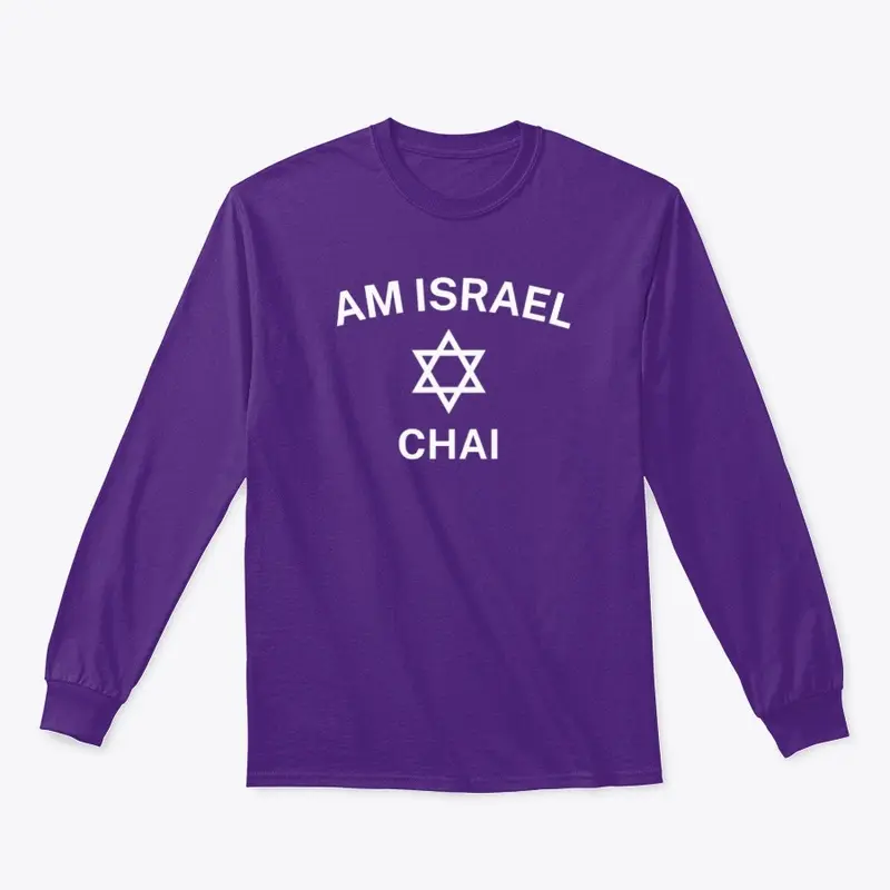 Am Israel Chai Long T-Shirt