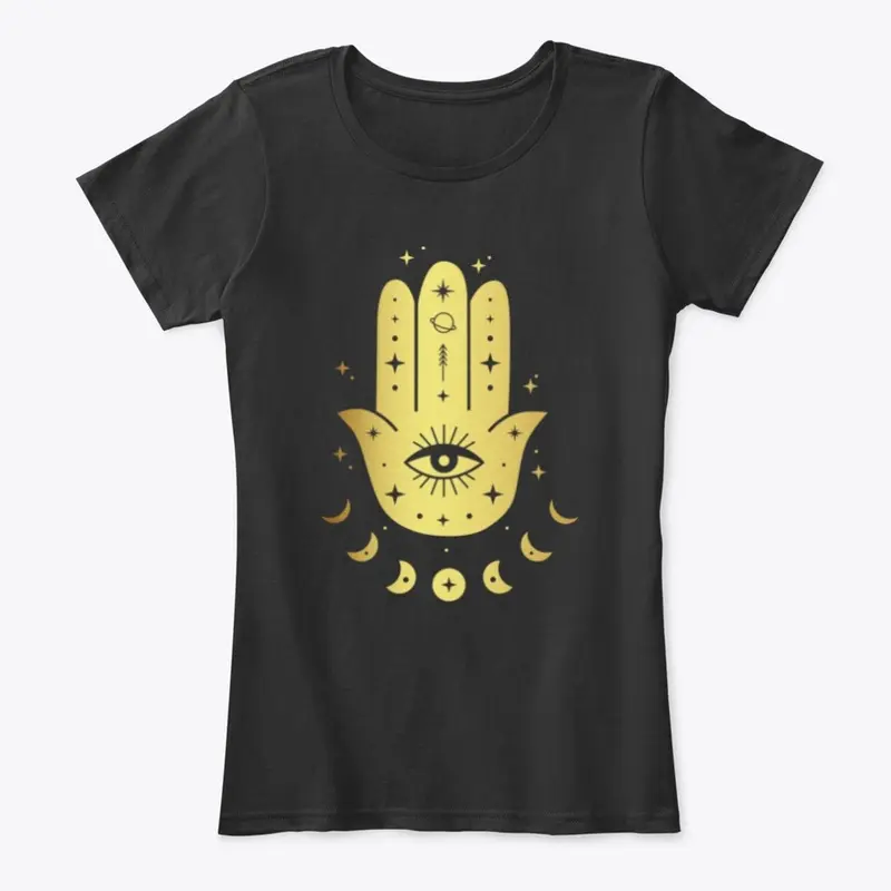 Hamsa Evil Eye Moons Women's Shirt