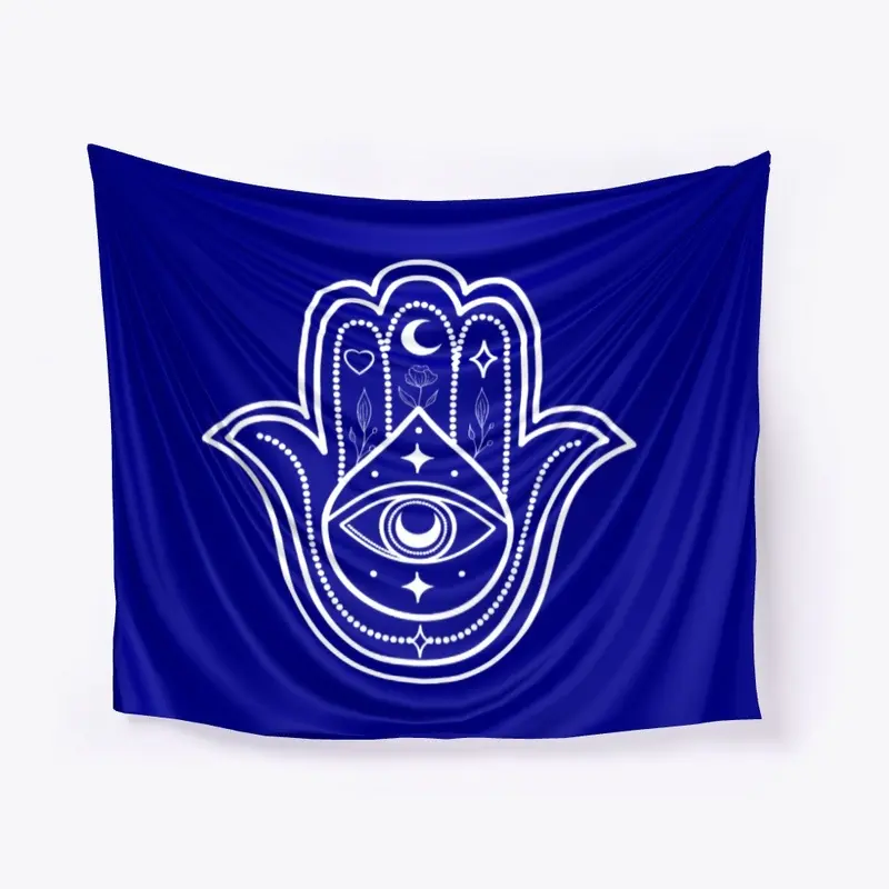 Hamsa Hand Wall Tapestry