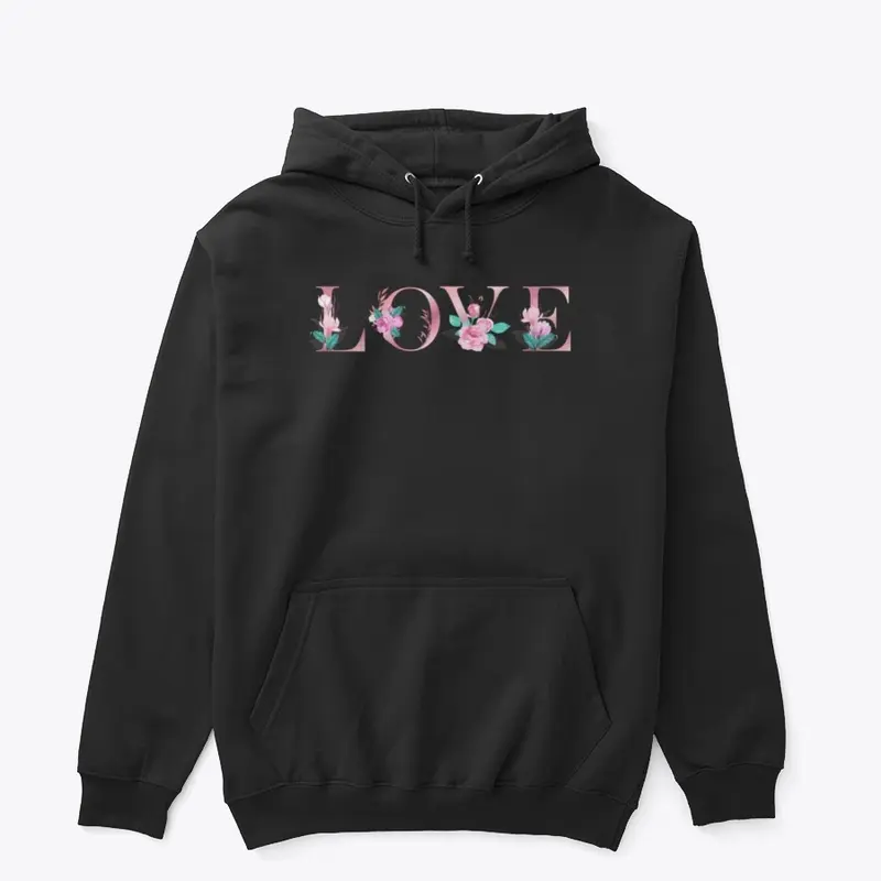 Floral Roses Love Hoodie