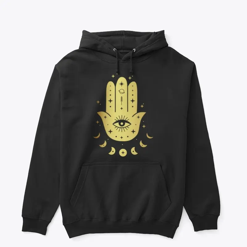 Hamsa Evil Eye Moons Hoodie