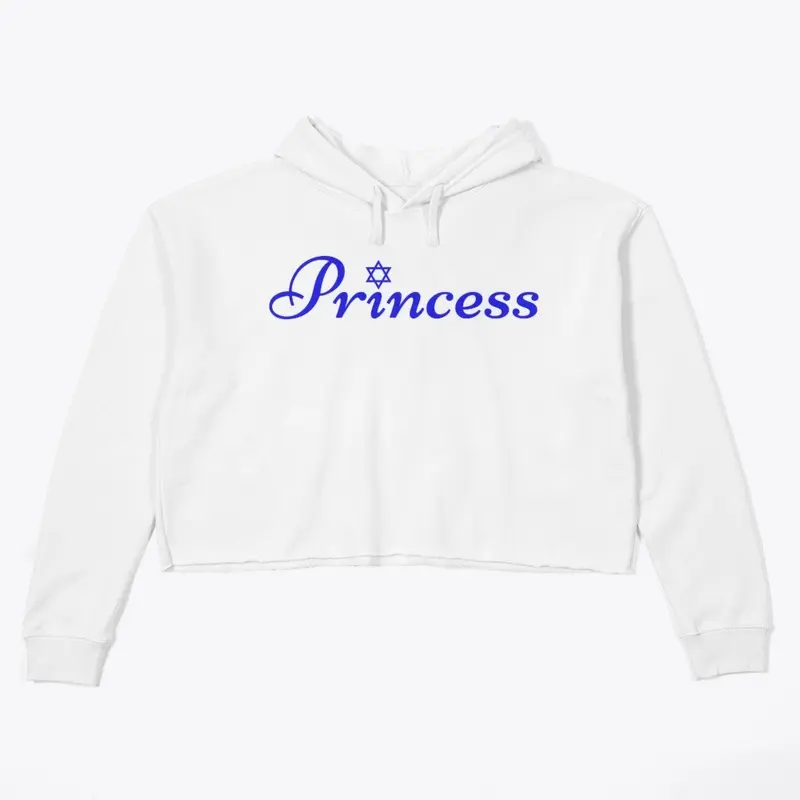 Jewish Princess Crop Hoodie