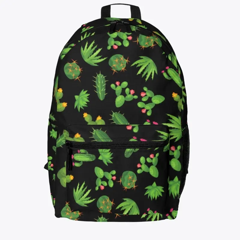 Cactus Pattern Back Pack